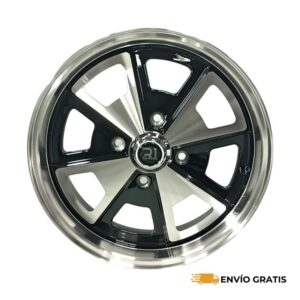 Rines 17x7.0 Barrenacion 4/130 Para Vocho Vw Negro R1 4rines