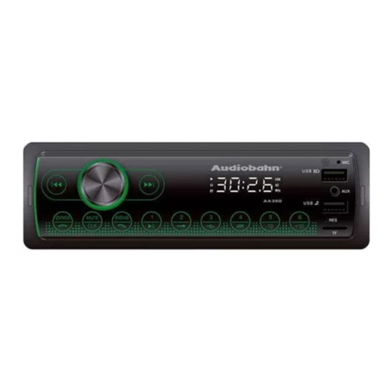 Autoestéreo Bluetooth Audiobahn Aa350 2 Usb Sd Fm Rgb Aux - Imagen 2