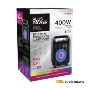 Bocina Portátil con Bluetooth 400W  Powerplus Modelo PP-TRT30 | SC0019445