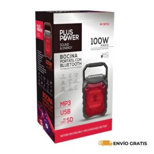 Bocina Portátil con Bluetooth 100W  Powerplus Modelo PP-TRT10 | SC0019446