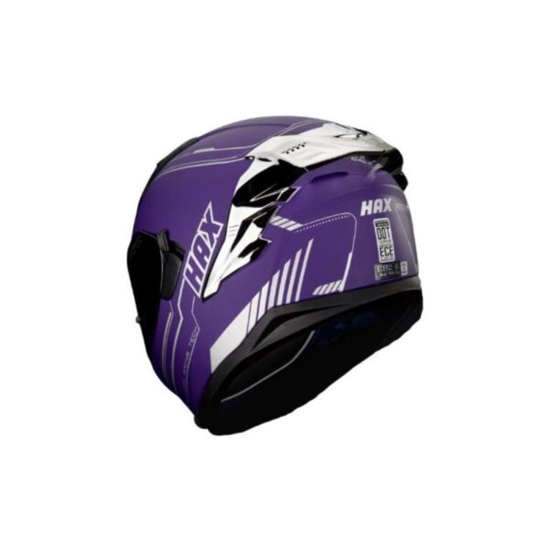 Casco HAX Obsidian Negro Púrpura Plateado, Acabado Mate (Talla L) | SC0019493 - Imagen 3