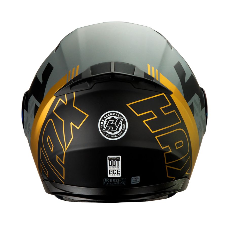 Casco Abatible HAX Amatista Wind Dorado Brillante (Talla L) | SC0019498 - Imagen 3