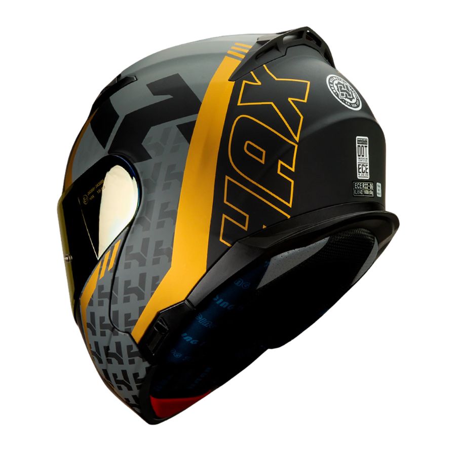 Casco Abatible HAX Amatista Wind Dorado Brillante (Talla L) | SC0019498 - Imagen 4