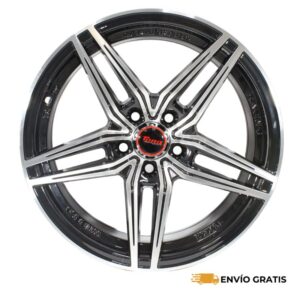 Rines 16" de aluminio 5x100 Modelo 16GS385E (Juego de 4) Volkswagen Golf, Jetta, Polo, Ibiza, León | SC0019529