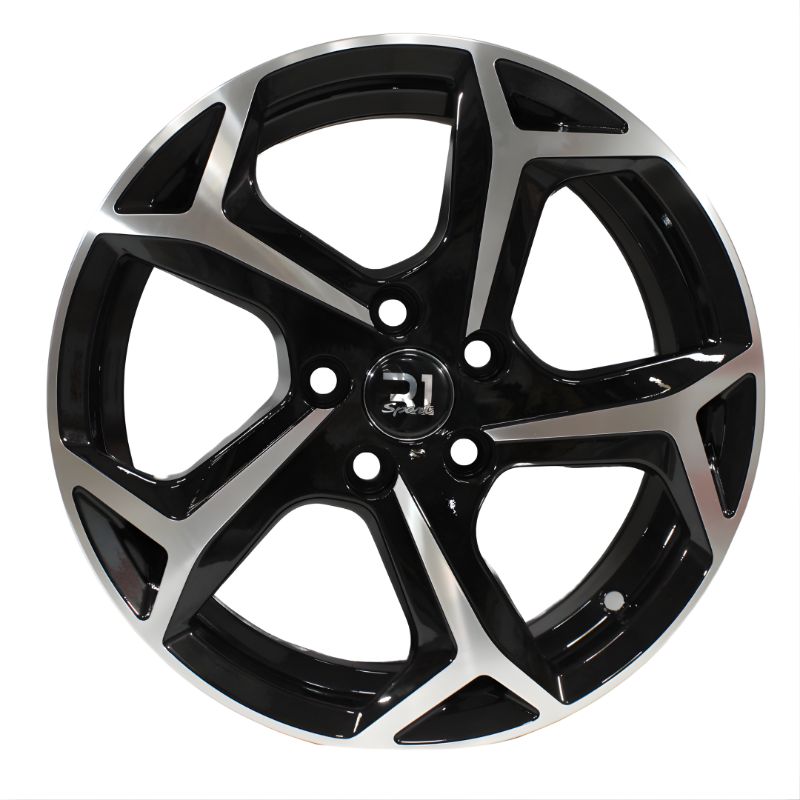 Rines 15" 5x100 R1 Sport Black Machine Face (Juego de 4) | SC0019590 - Imagen 2