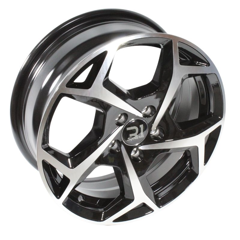 Rines 15" 5x100 R1 Sport Black Machine Face (Juego de 4) | SC0019590 - Imagen 3