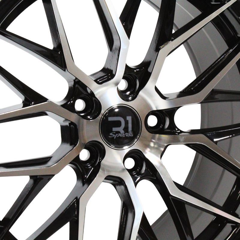 Rines 17" de aluminio 5×114.3 Modelo DX088 Black Machine Face (Juego de 4) Civic, Mazda 3, Sentra, Corolla, CR-V | SC0019602 - Imagen 3