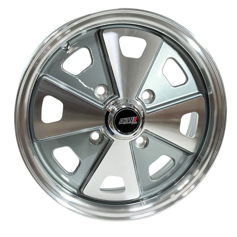 Rines 15 de Aluminio 4x130 Gris Silver (Juego de 4) Vocho Sedán VW | SC0019697 - Imagen 2