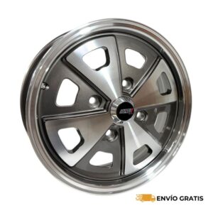 Rines 15" de Aluminio 4x130 Gris Gun Metal (Juego de 4)  Vocho Sedan VW | SC0019698