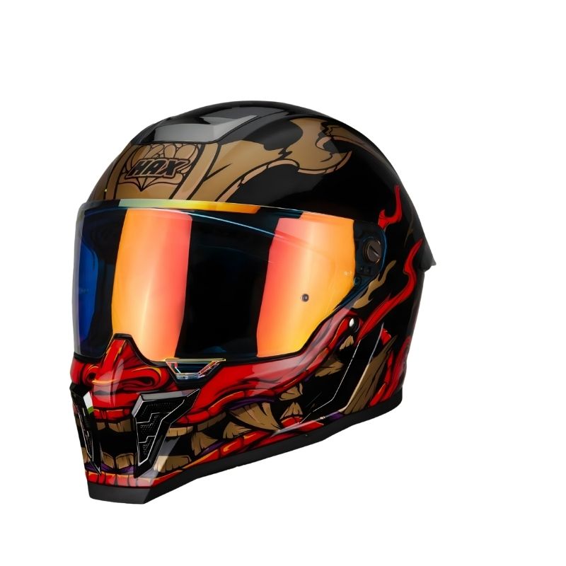 Casco HAX Integral Negro Perla Shogun Brillo (Talla M) | SC0019716 - Imagen 2