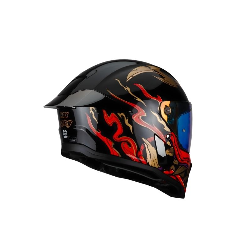 Casco HAX Integral Negro Perla Shogun Brillo (Talla M) | SC0019716 - Imagen 4