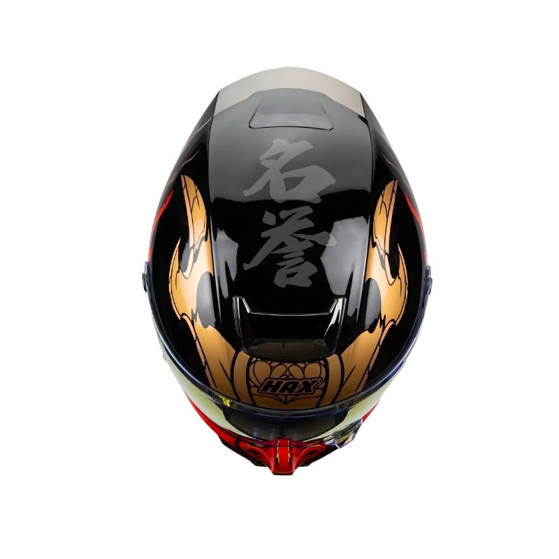 Casco HAX Integral Negro Perla Shogun Brillo (Talla M) | SC0019716 - Imagen 5