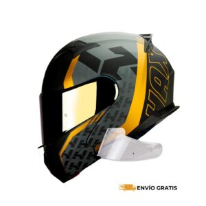 Casco HAX Integral  Black Pearl Bandit Negro/Dorado Brillo (Talla XL) | SC0019719