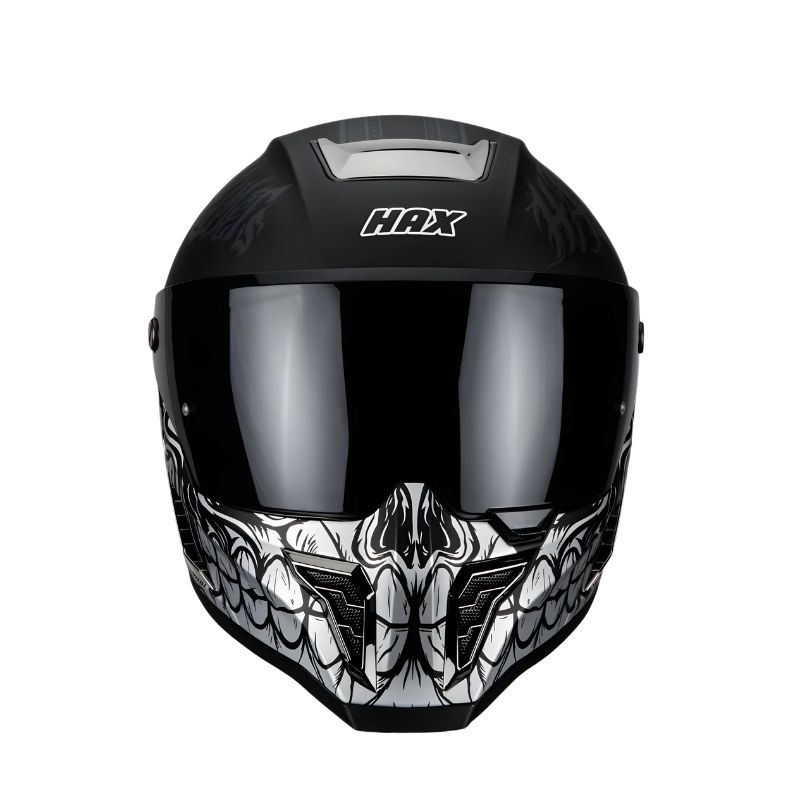 Casco HAX Integral Black Pearl Bandit Negro/Plata Mate (Talla XL) | SC0019721 - Imagen 3