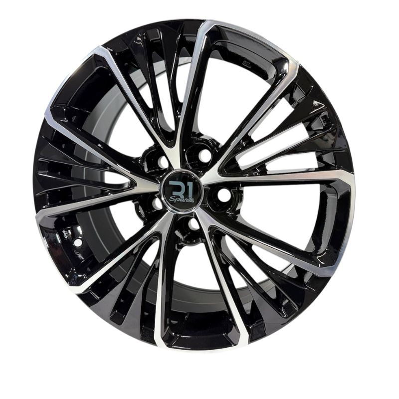 Rines 17? de aluminio 5×114.3 Modelo TH050 Black Machine Face (Juego de 4) Civic, Mazda 3, Sentra, Corolla, CR-V | SC0019732 - Imagen 2