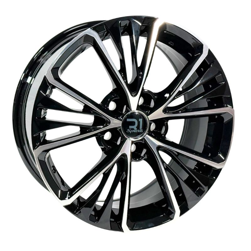 Rines 17? de aluminio 5×114.3 Modelo TH050 Black Machine Face (Juego de 4) Civic, Mazda 3, Sentra, Corolla, CR-V | SC0019732 - Imagen 3