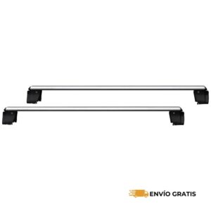 Barras de Toldo Porta Equipaje Transversales Universales 130 cm Color Plata | SC0019740