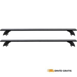 Barras Porta Equipaje de 130 cm Para Rieles Laterales  Color Negro | SC0019742