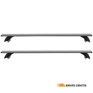 Barras Porta Equipaje de 130 cm Para Rieles Laterales  Color Plata | SC0019743