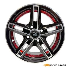 Rines 13" de aluminio 4x100 Modelo JA150  (Juego de 4)  Aveo, March, Gol, Yaris, Mazda 2 | SC0019752