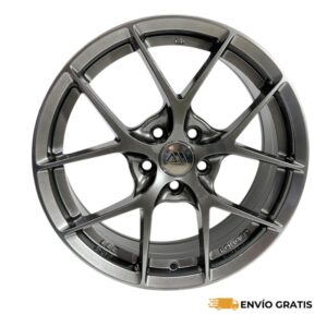 Rines 16" de aluminio 5x100 Modelo DIM015 Hyper Black (Juego de 4) Ibiza, Vento, Corolla, Toledo, Polo, Avanza | SC0019757