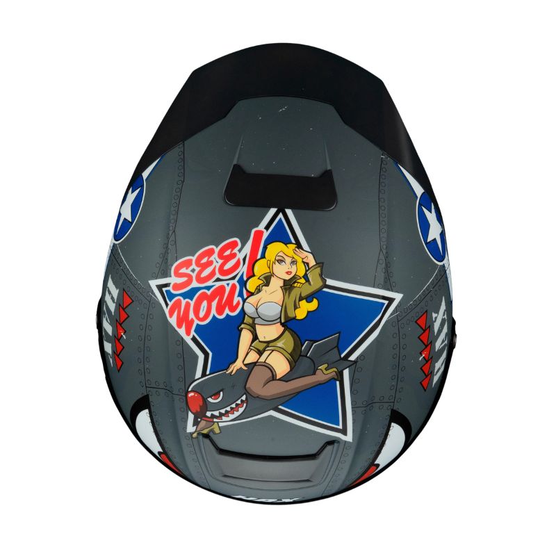 Casco Integral HAX Black Pearl Spitfire Gris Mate (Talla XL) | SC0019772 - Imagen 5