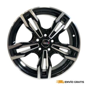 Rines 16" de aluminio 5x100 Modelo 16L5059B Negro Diamantado (Juego de 4)  | SC0019798