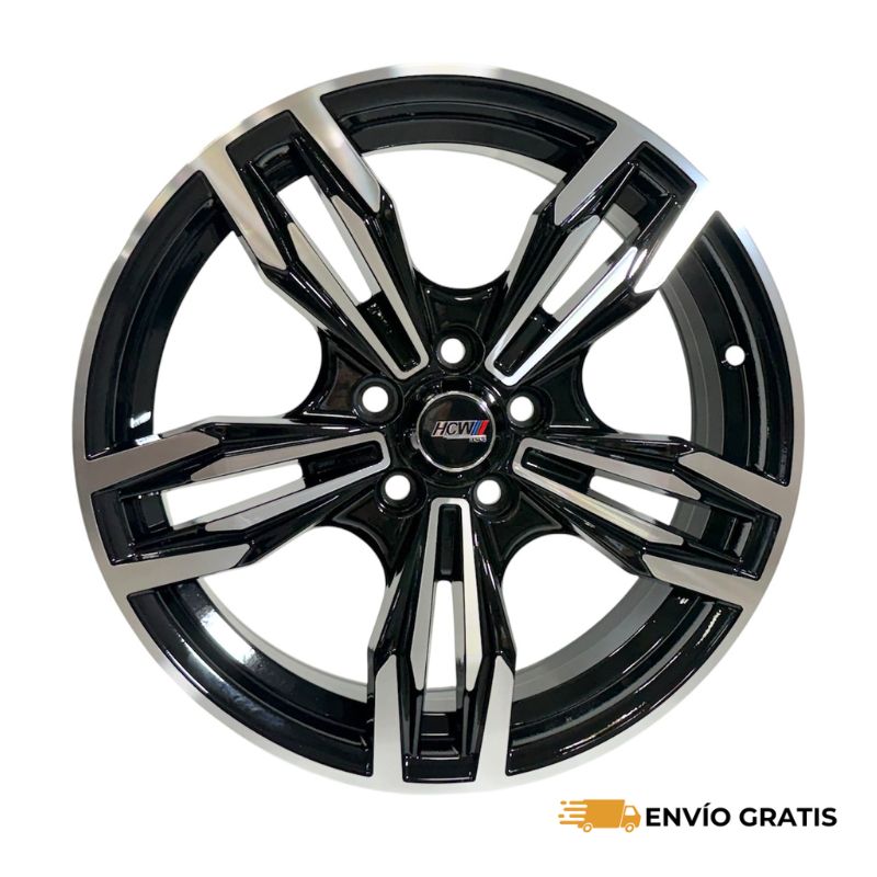 Rines 16" de aluminio 5x100 Modelo 16L5059B Negro Diamantado (Juego de 4) | SC0019798