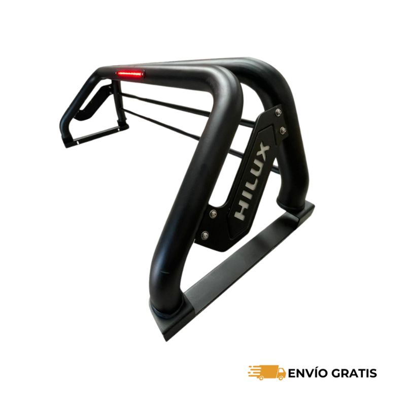 Roll Bar Arco Negro con Luz Stop para Hilux 2016-2026 | SC0019335