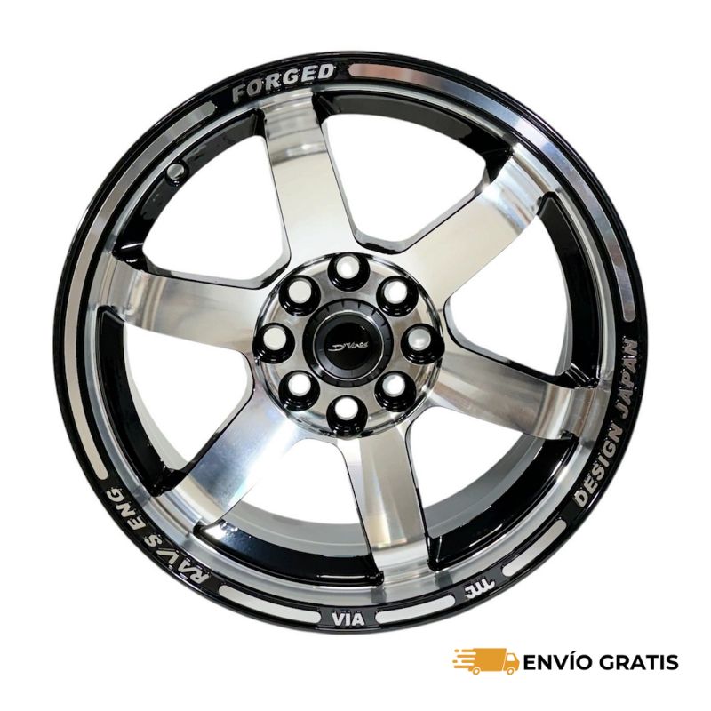 Rines 15" de aluminio RX RAVSENG SL 15x6.5 4x100 / 4x108 (Juego de 4) | SC0019813