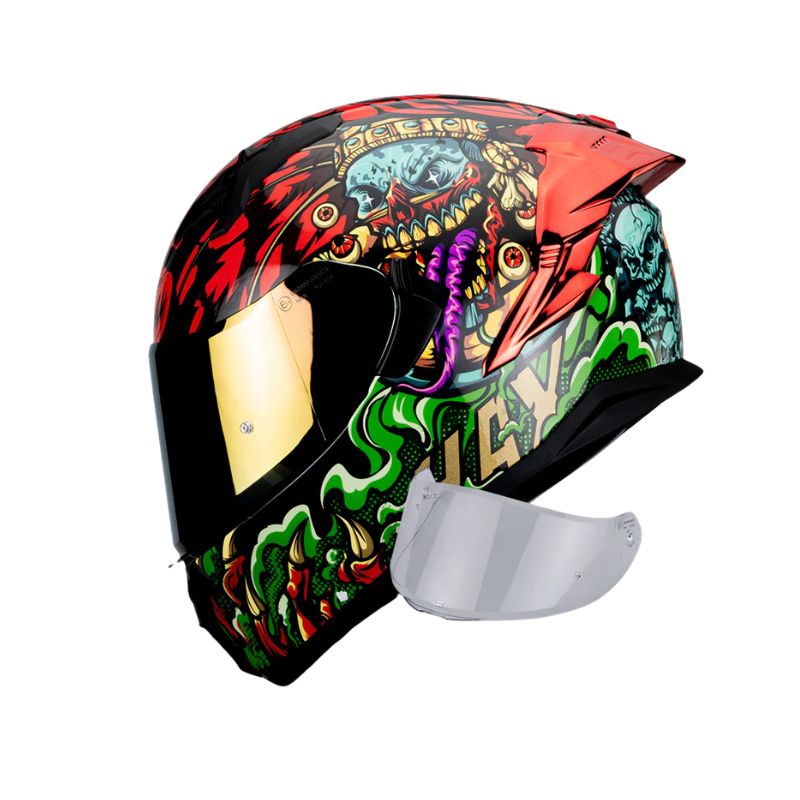 Casco Integral HAX Obsidian Mictlán - Talla XL | SC0019824 - Imagen 2