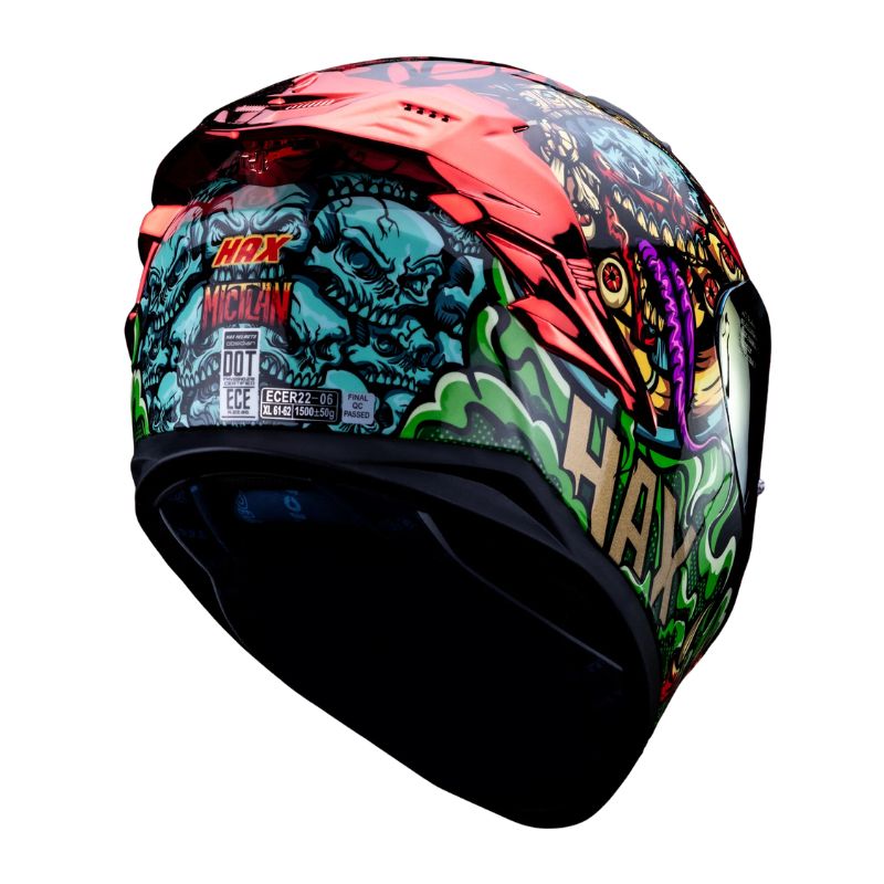 Casco Integral HAX Obsidian Mictlán - Talla XL | SC0019824 - Imagen 5