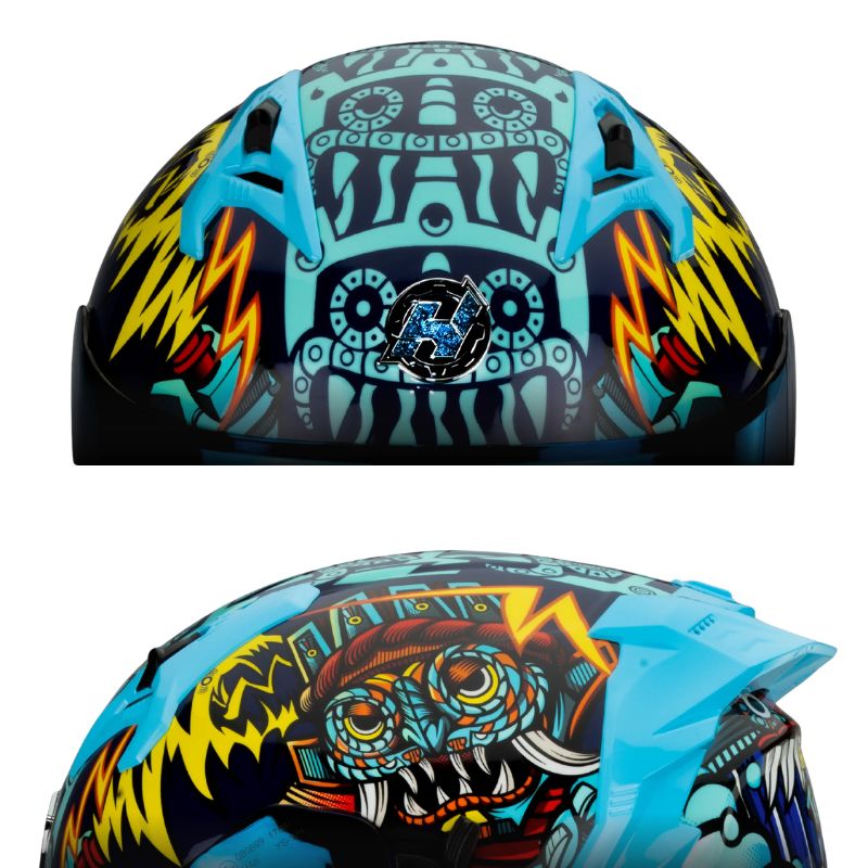 Casco Integral HAX Obsidian Tláloc - Talla L | SC0019826 - Imagen 2