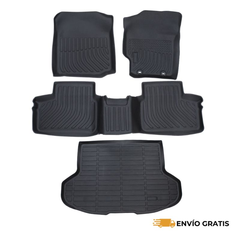 Tapetes de Uso Rudo para Toyota Yaris Sedán 2024-2026 | 4 Piezas | SC0019406