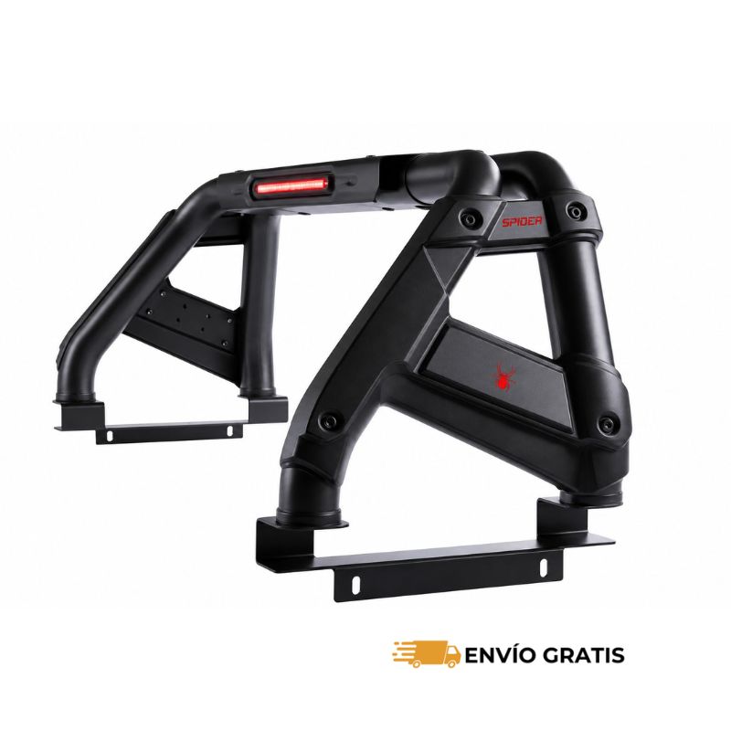 Roll Bar Spider Negro con Luz de Stop | Múltiples Aplicaciones | SC0019887