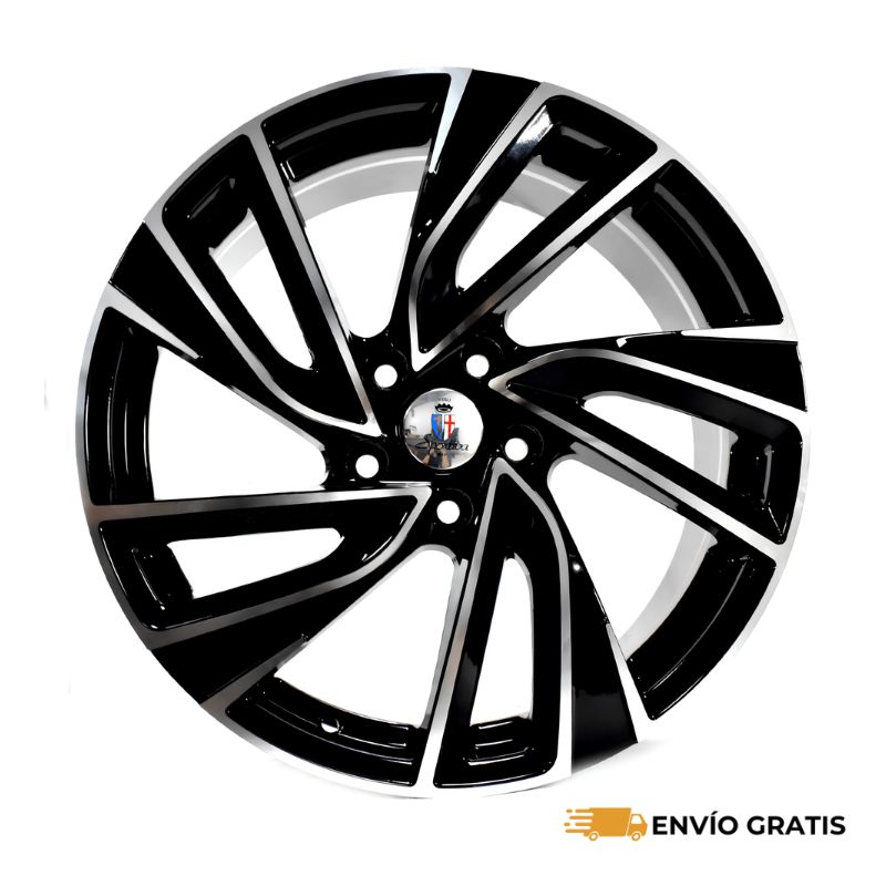 Rines 18" de aluminio 5x110 Black Diamond | Juego de 4 | SC0018733