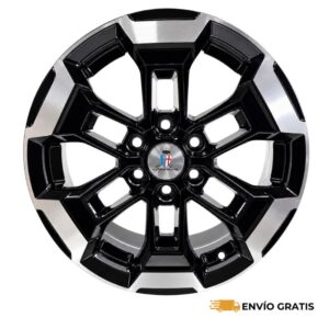 Rines 16" de aluminio para Frontier  o Np300 16x8 6/114 – Black Diamond (Juego de 4) | SC0019090