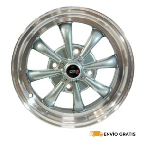 Rines 15" de aluminio 4-130 Gris Plata para VW Sedán (Juego de 4) | SC0019905