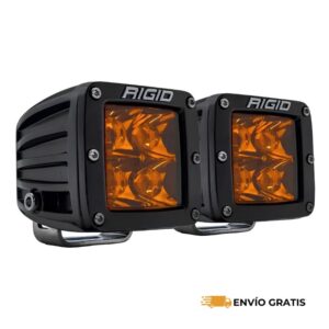 Faros Auxiliares RIGID D-Series PRO Spot con Lente Ámbar PRO (Par) | 7120252 | SC0019915
